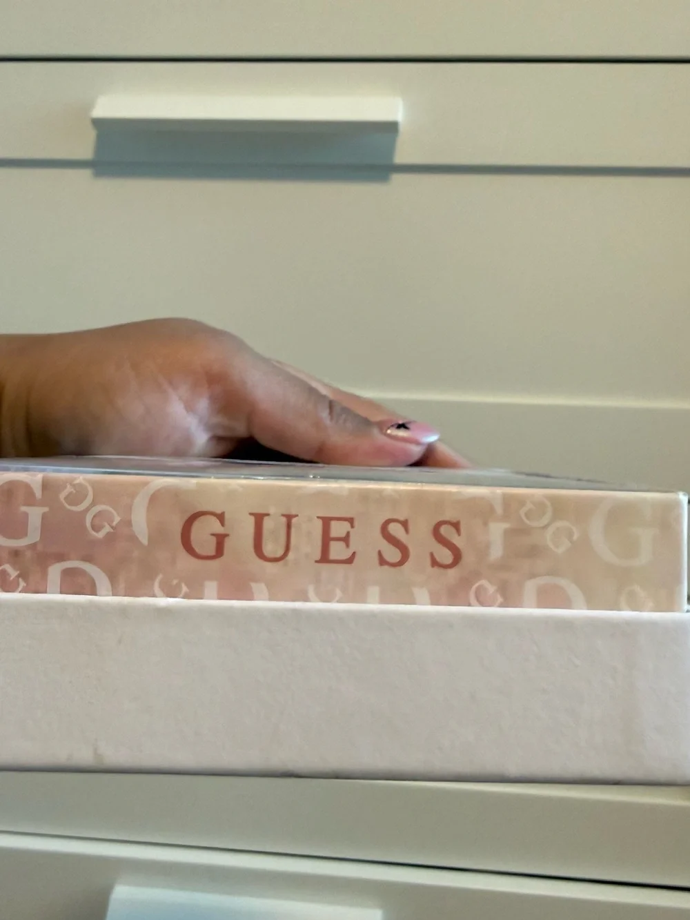 Pink Patterned Guess Cosmetic Box